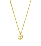 Yellow Gold and Diamond Happy Diamonds Icons Pendant Necklace GOODS Harrods   