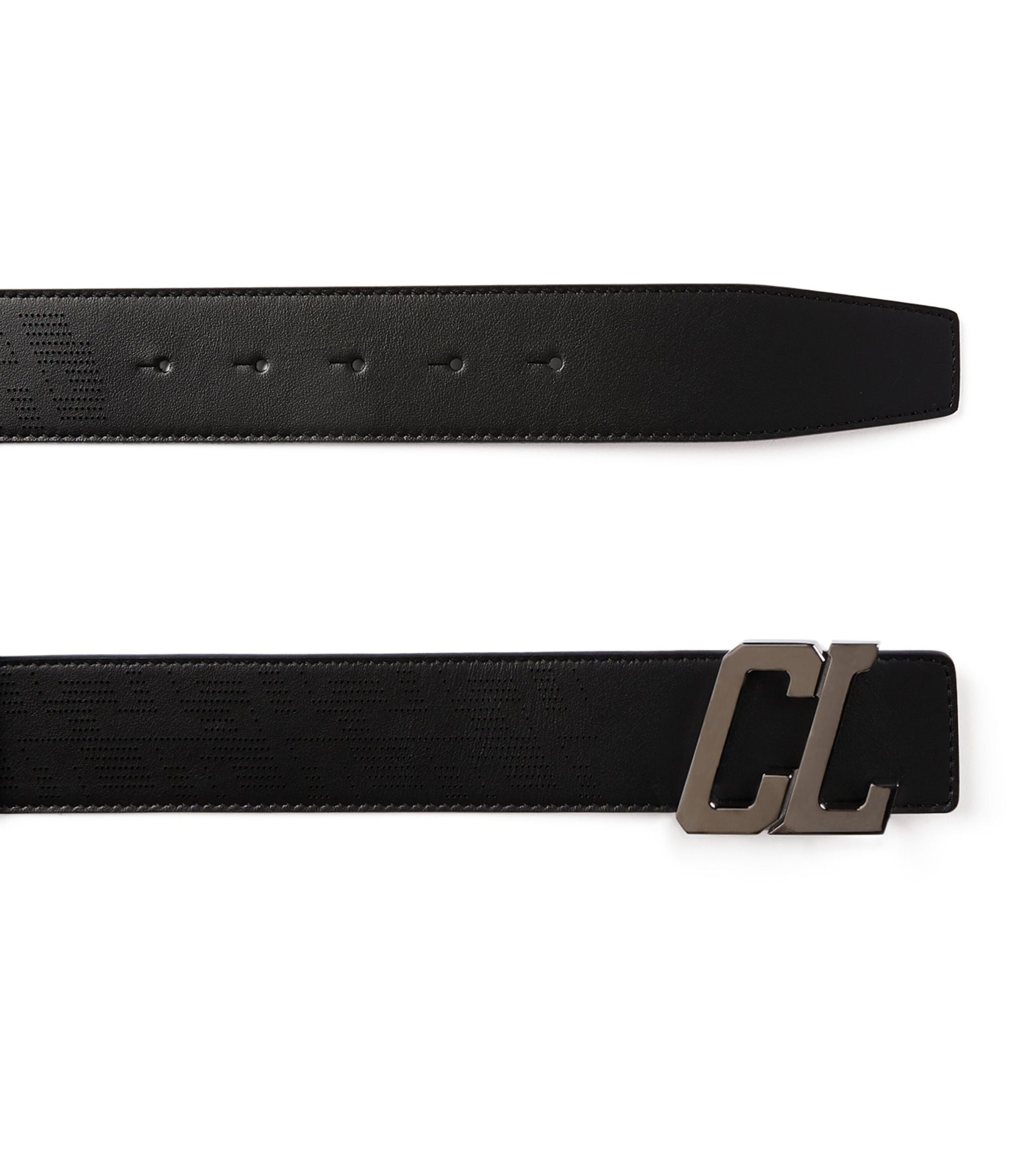 Happy Rui Perforated Leather Belt GOODS Harrods   