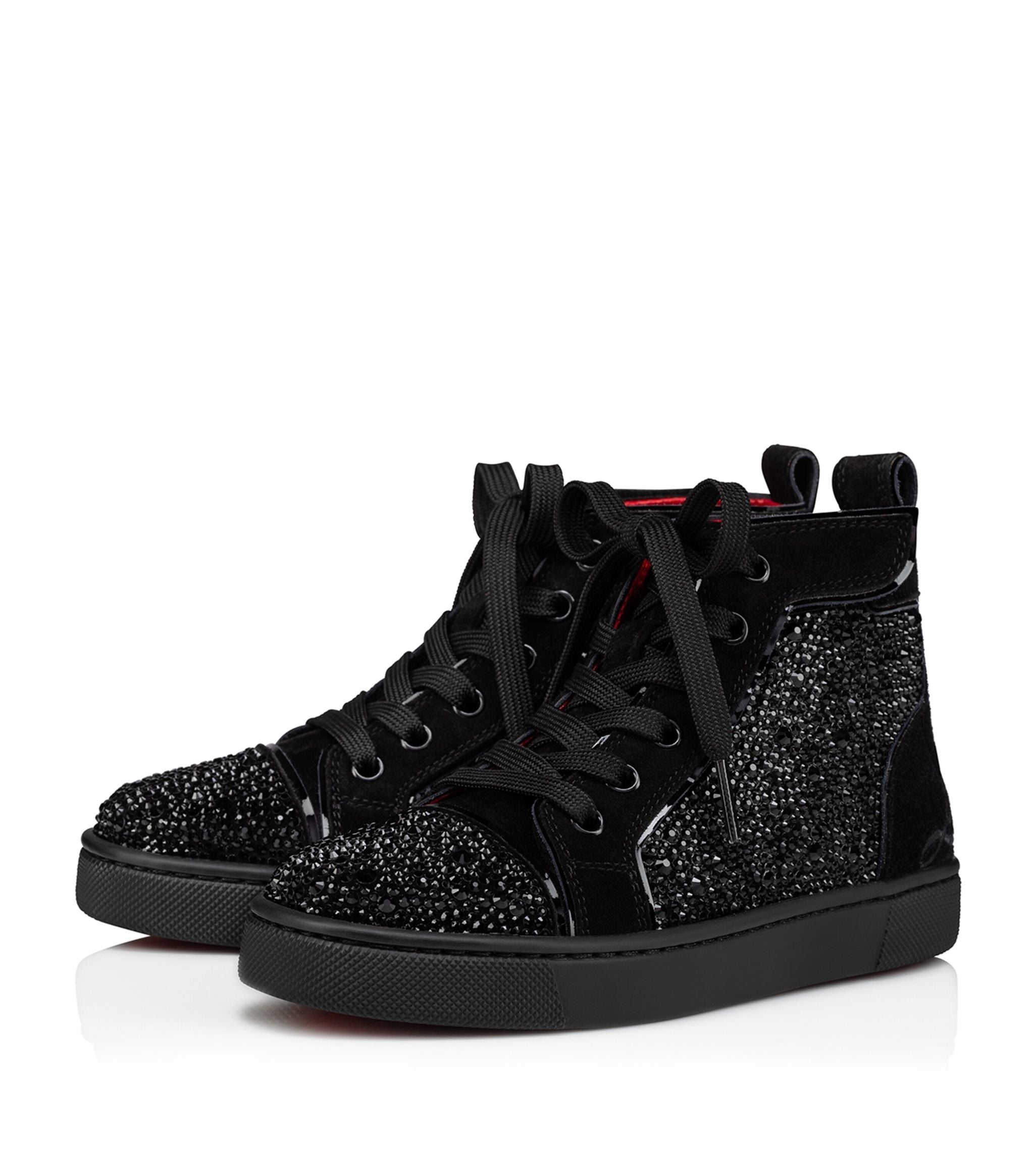 Embellished Suede FunnyTo High-Top Sneakers Miscellaneous Harrods   