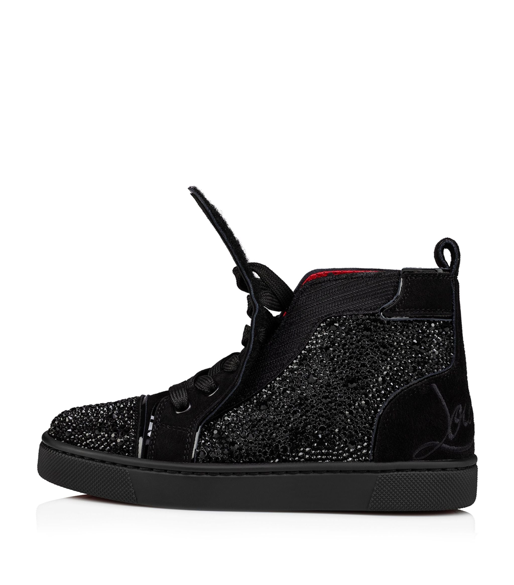 Embellished Suede FunnyTo High-Top Sneakers Miscellaneous Harrods   