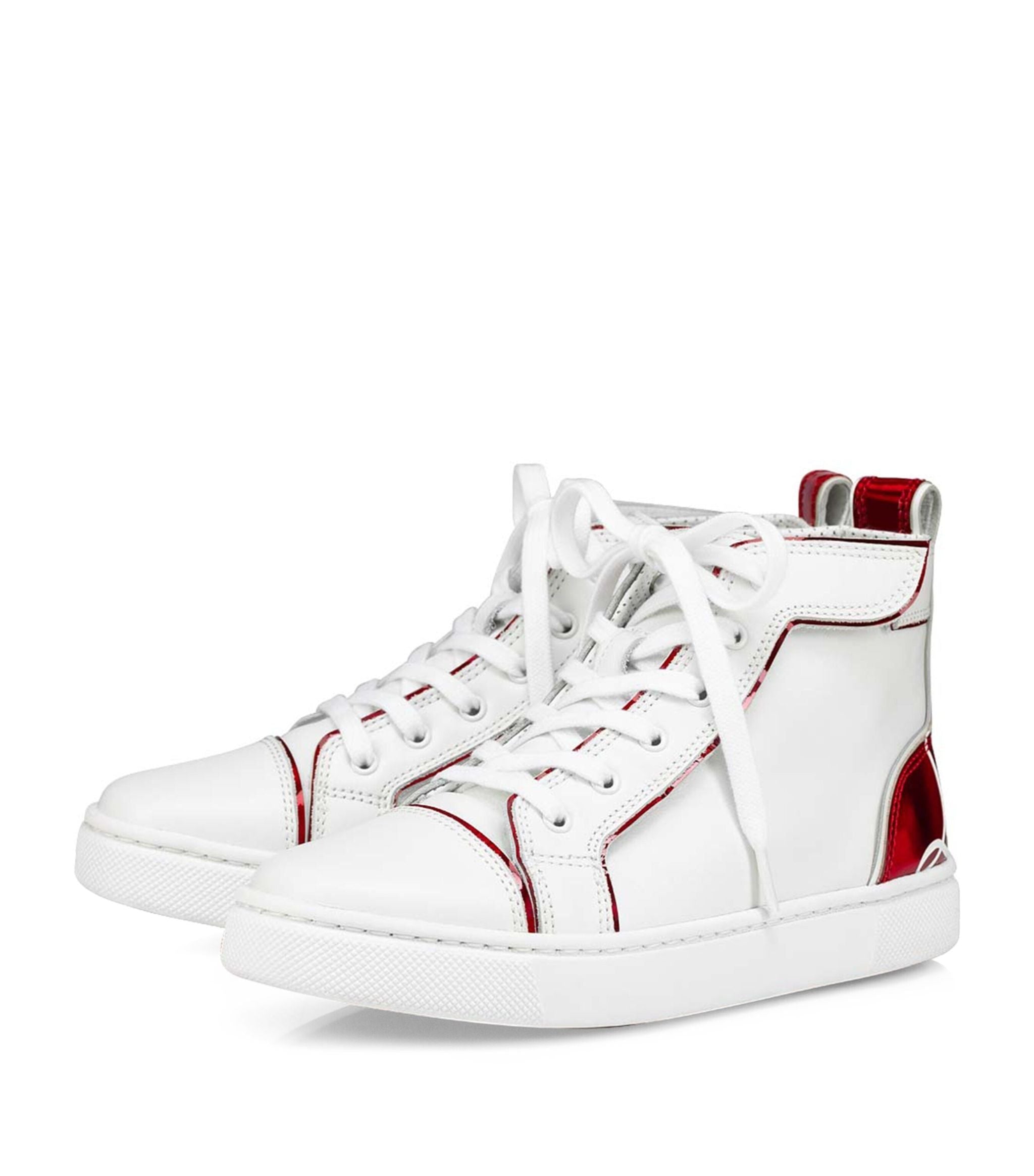 Funnytopi Leather High-Top Sneakers