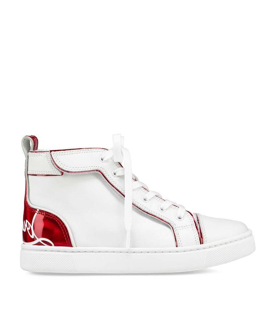 Funnytopi Leather High-Top Sneakers