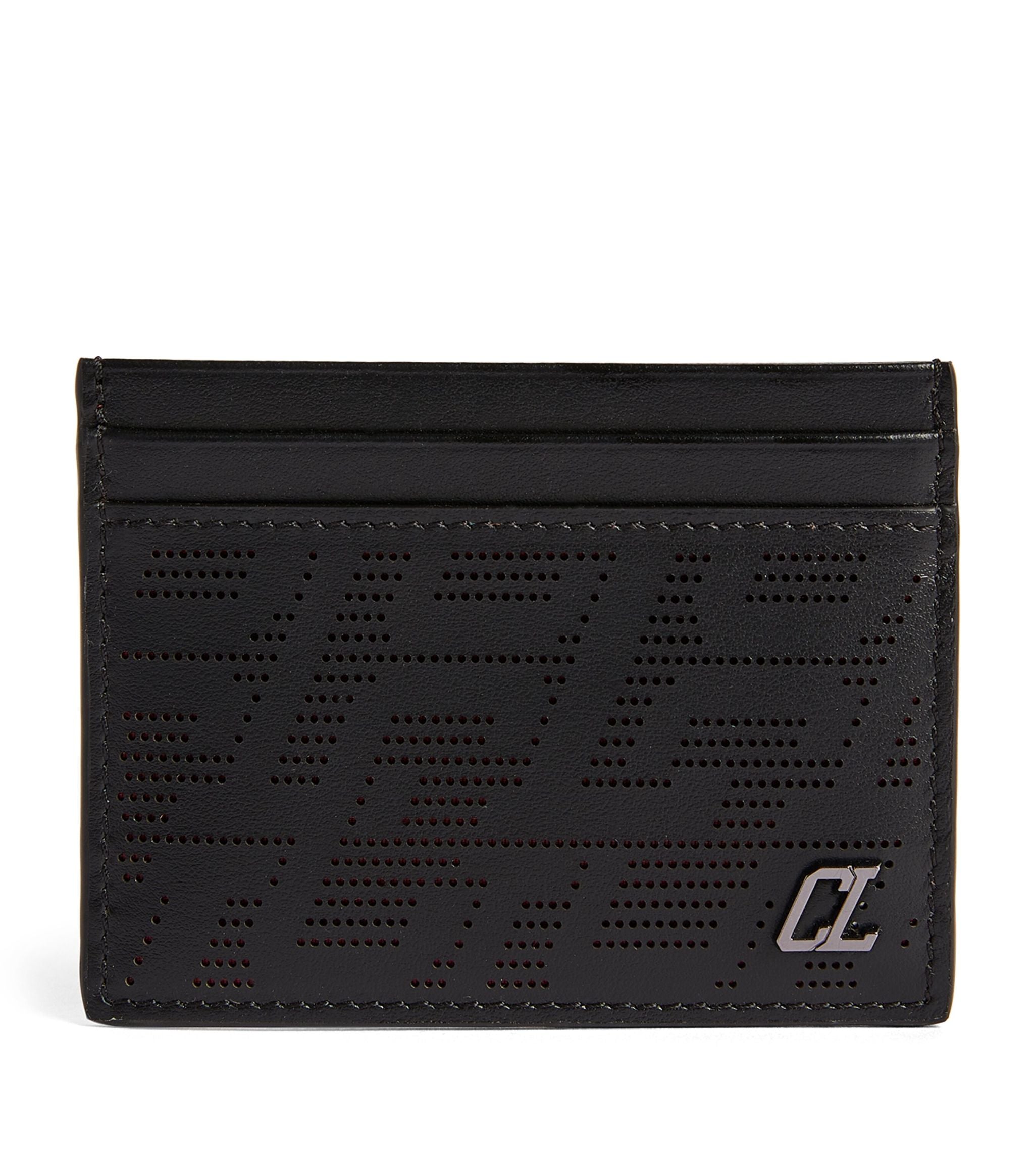 Kios Perforated Leather Card Holder Miscellaneous Harrods   