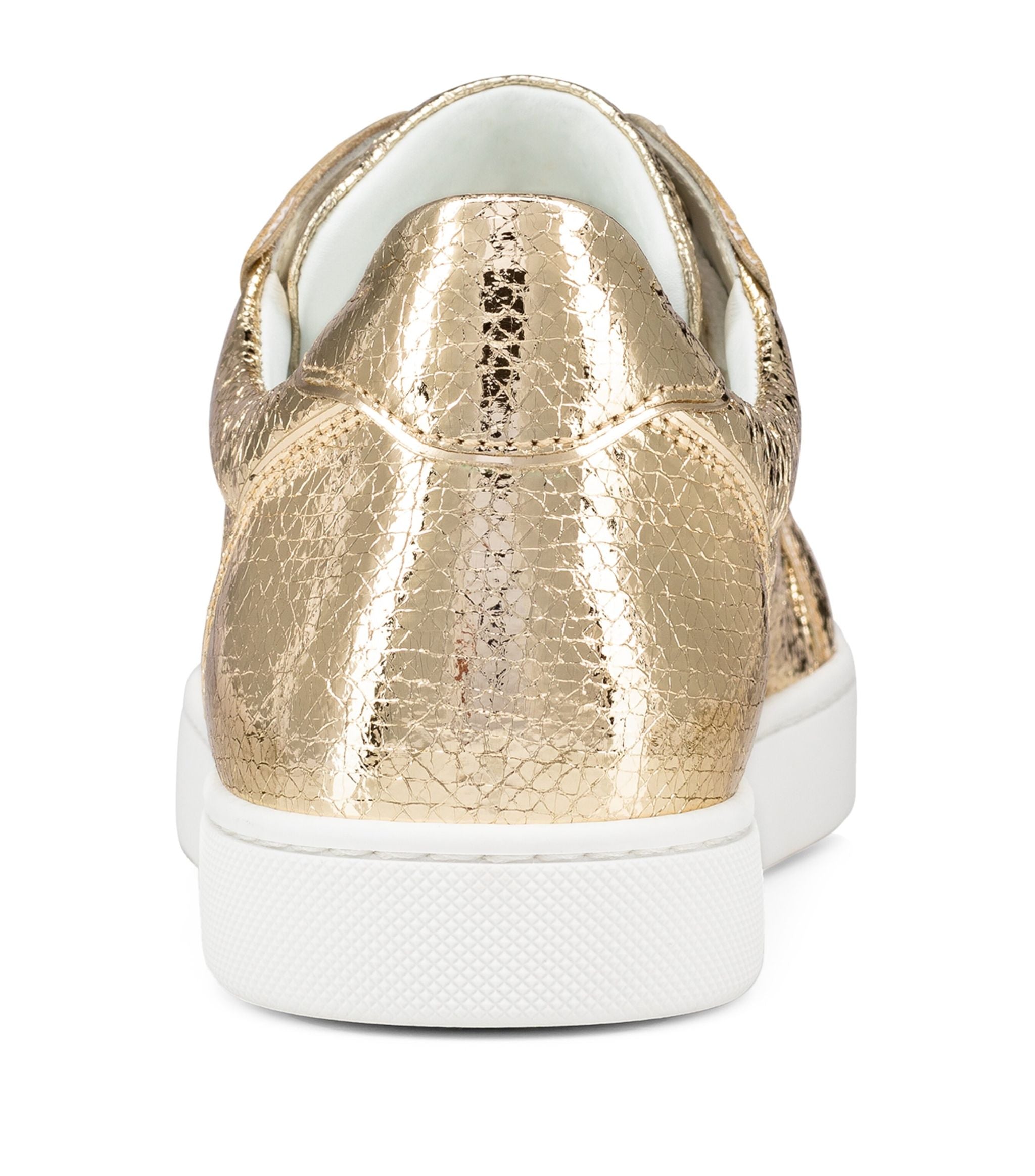 Vieria Croc-Embossed Patent Sneakers GOODS Harrods   