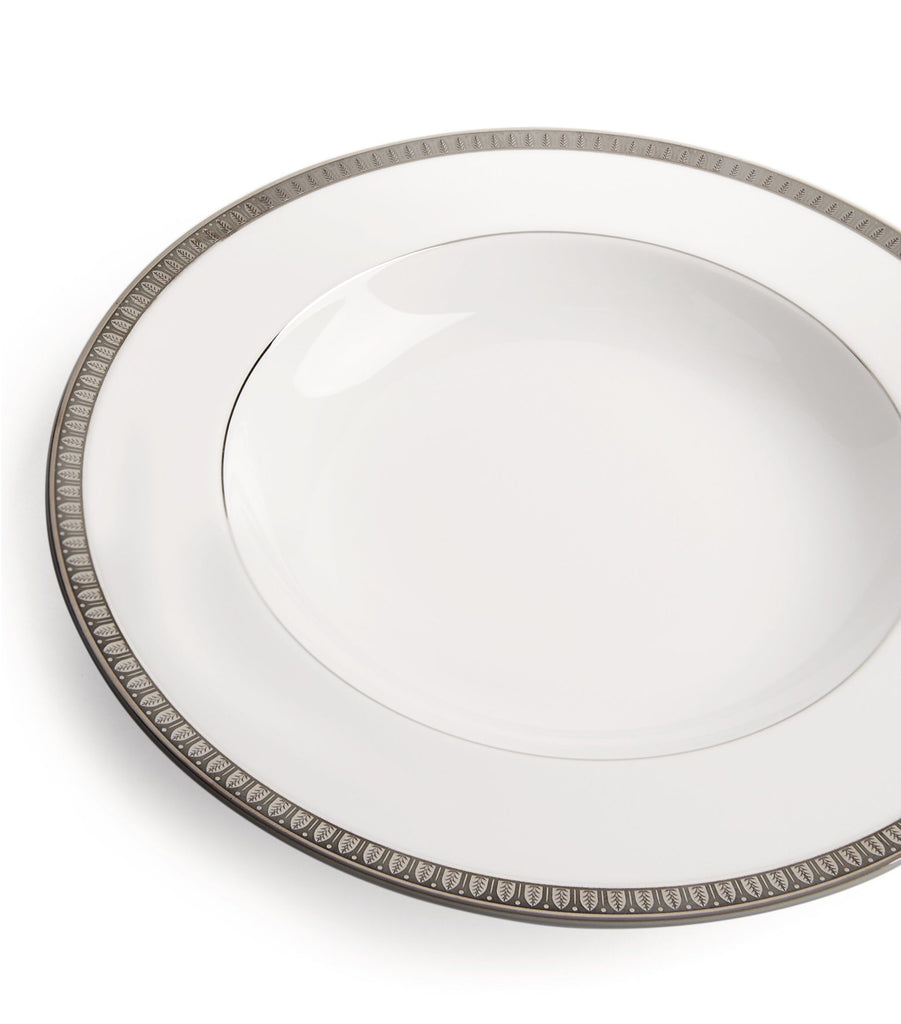 Malmaison Platinum Rimmed Soup Plate