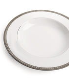 Malmaison Platinum Rimmed Soup Plate GOODS Harrods   