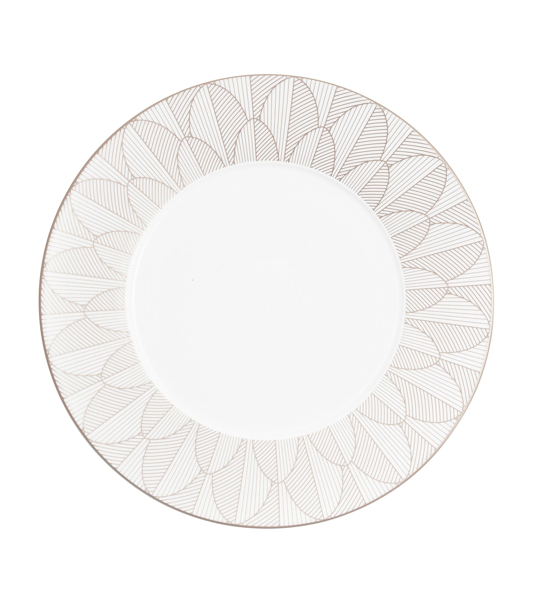 Porcelain Malmaison Platinum Impériale Dinner Plate (27cm) GOODS Harrods   