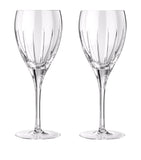 Set of 2 Iriana Crystal Red Wine Glasses (19cl) GOODS Harrods   