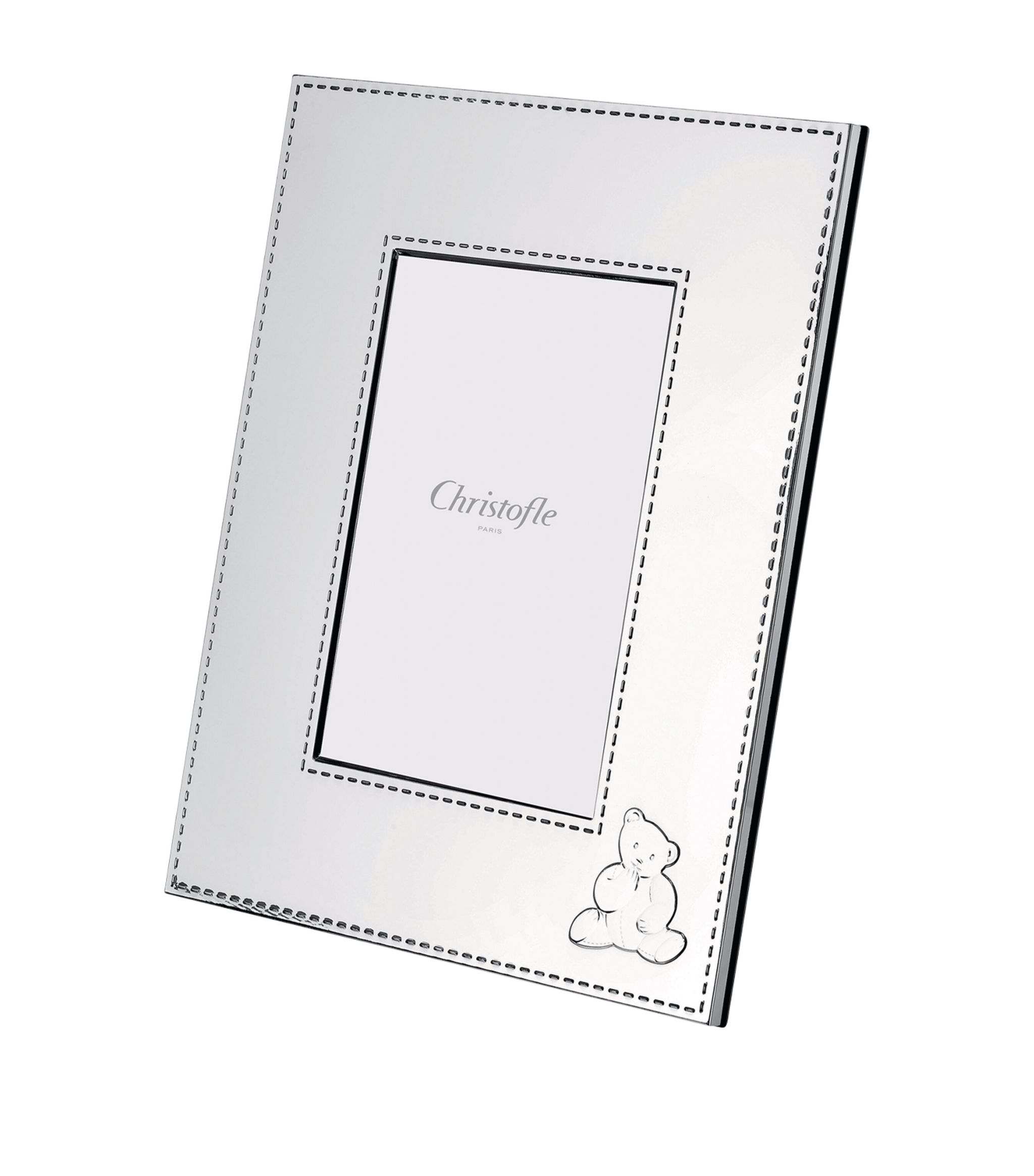 Silver-Plated Charlie Bear Photo Frame (4” x 6”) GOODS Harrods   