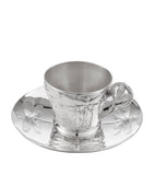 Silver-Plated Gallia Dragonfly Teacup and Saucer GOODS Harrods   