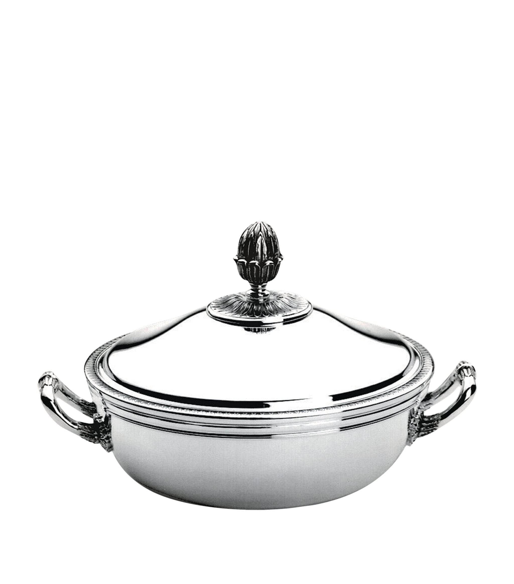 Silver-Plated Malmaison Covered Dish (21cm) GOODS Harrods   