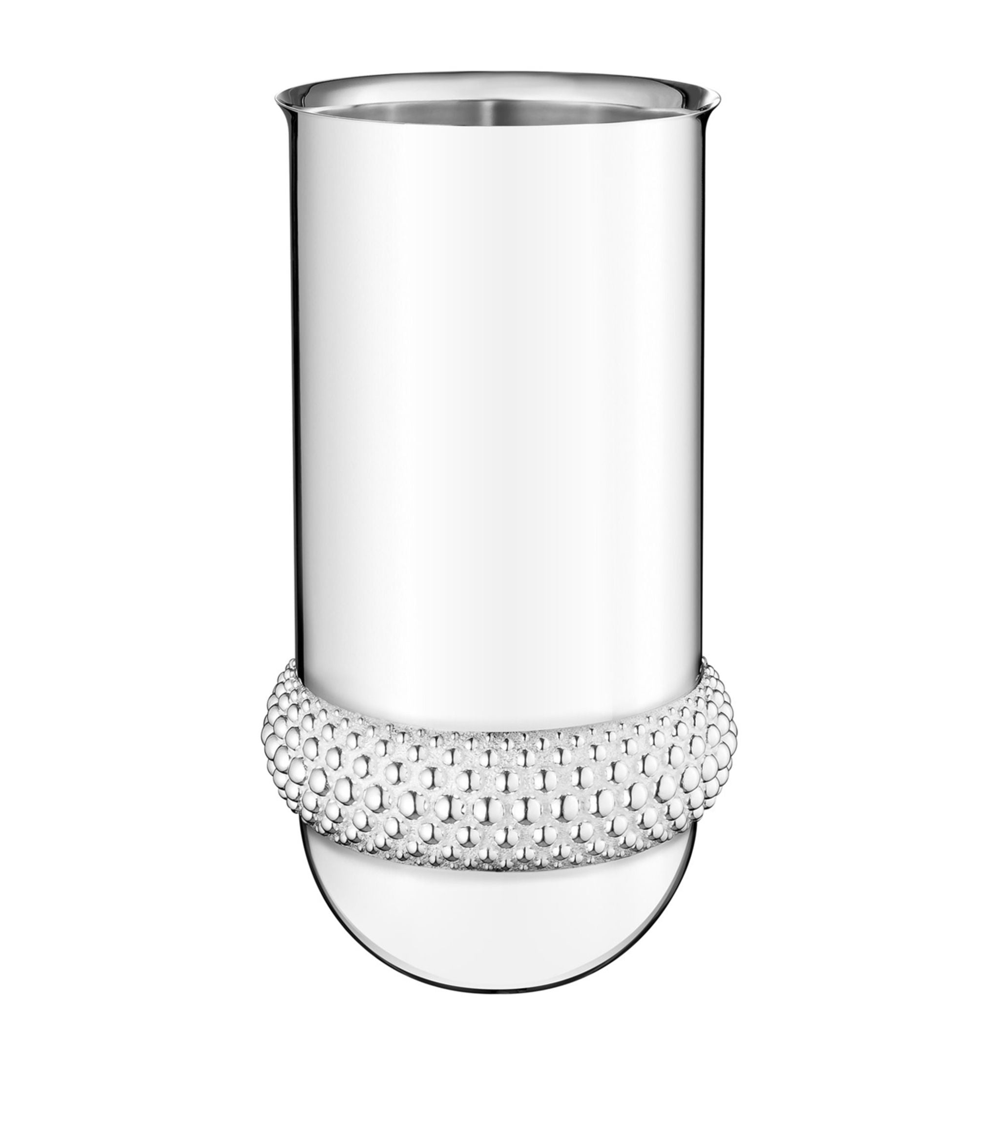 Silver-Plated Perles Vase (43cm) GOODS Harrods   