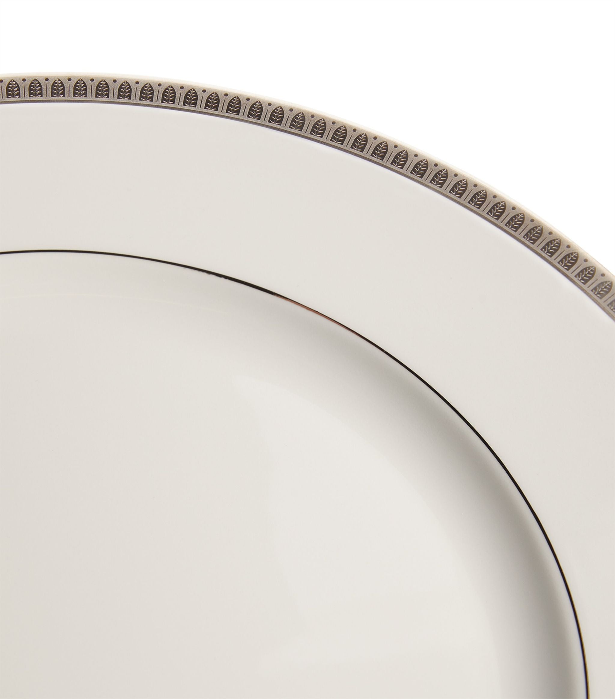 Silver-Plated Porcelain Malmaison Dinner Plate (26cm) GOODS Harrods   