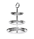 Vertigo Silver Plated Dessert Stand GOODS Harrods   