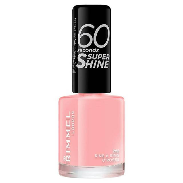 Rimmel London 60 Seconds Super Shine 262 Ring a Ring O' Roses Nail Polish 8ml All Sainsburys   