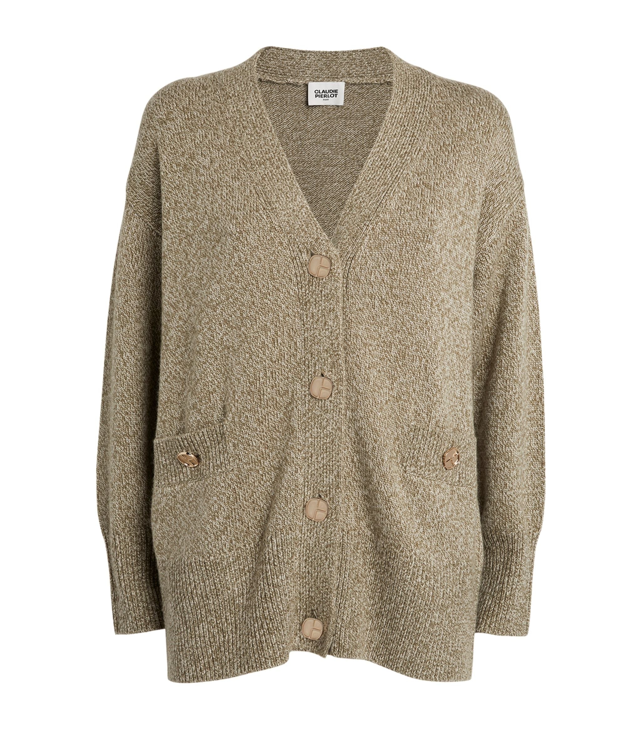 Wool-Blend Longline Cardigan GOODS Harrods   