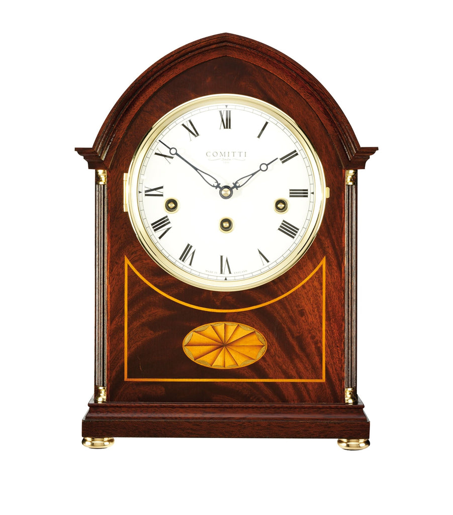 CO MANTEL CLOCK REGENCY MAHOG QS