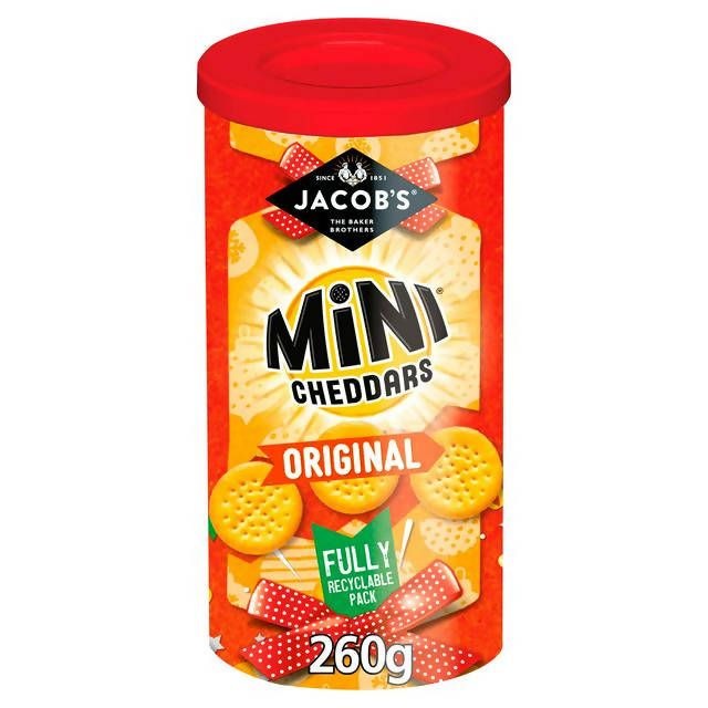 Jacob's Cheesonal Mini Cheddars Original 260g Sharing crisps Sainsburys   