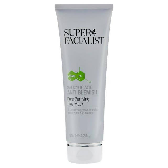 Super Facialist Pore Purifying Clay Mask 125ml Acne & problem skin Sainsburys   