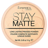 Rimmel Stay Matte Pressed Powder 001 Transparent 14g - McGrocer