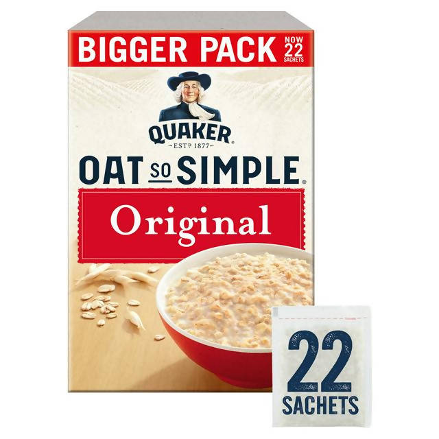 Quaker Oat So Simple Original Porridge Sachets 22x27g - McGrocer