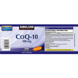 Kirkland Signature CoQ-10 300mg, 100 Capsules (3 Months Supply) GOODS Costco UK   