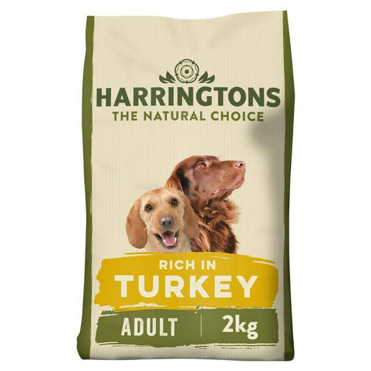 Harringtons Turkey & Veg Dry Adult Dog Food 2kg Dry dog food Sainsburys   