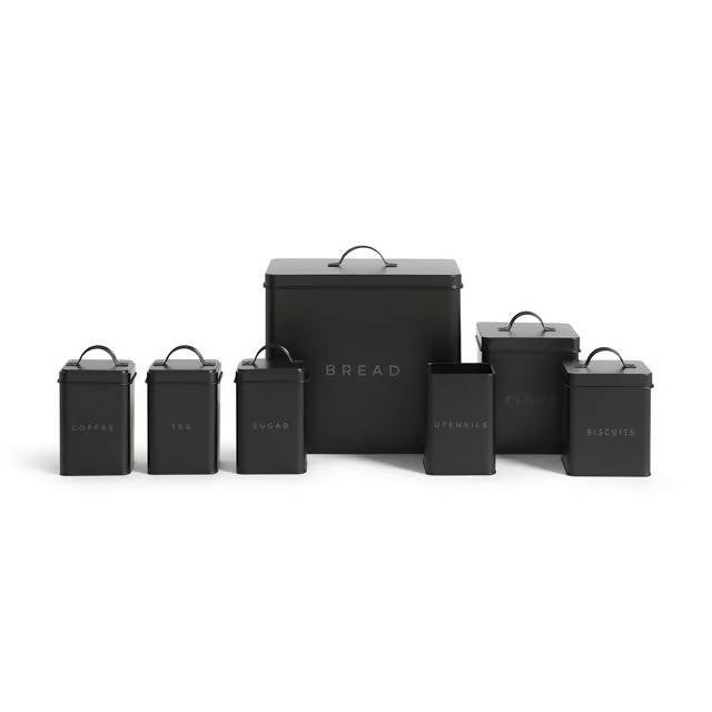 Sainsbury's Home 7 Piece Storage Set Black