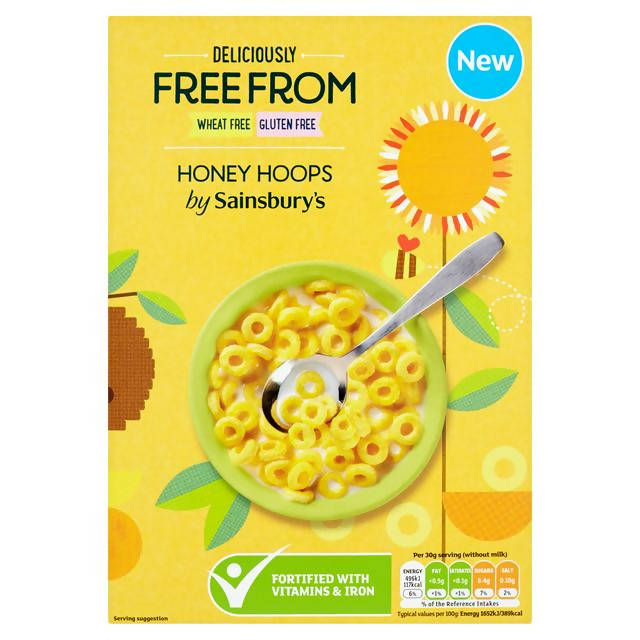 Sainsbury's Deliciously Free From Honey Hoops 325g