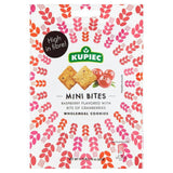 Kupiec Mini Bites Raspberry with Bits of Cranberries Wholemeal Cookies 50g - McGrocer