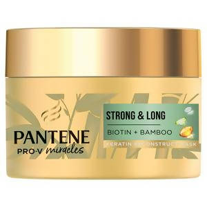 Pantene Strong & Long Keratin Hair Mask with Bamboo & Biotin 160ml - McGrocer