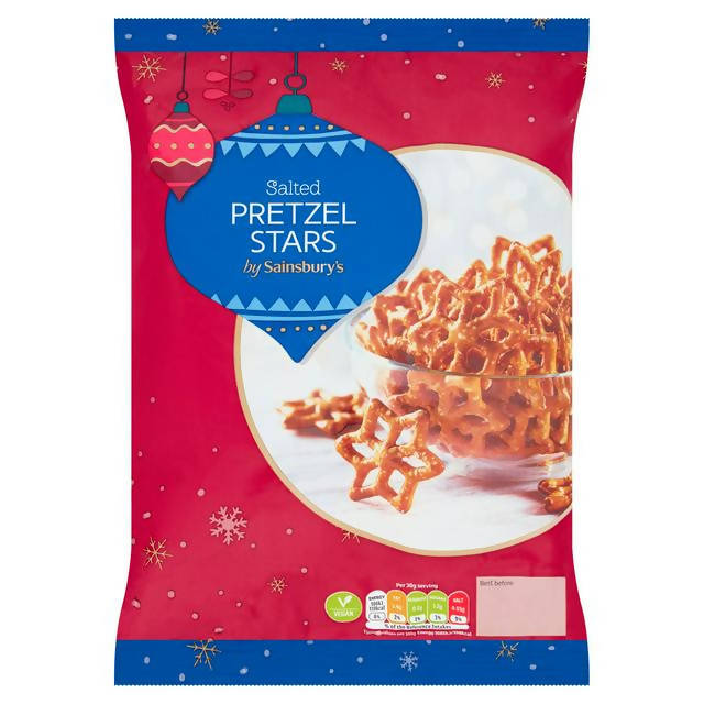 Sainsbury's Salted Pretzel Stars 300g