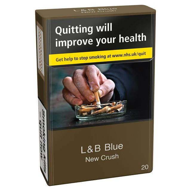 L&b Blue Ks New Crush x20 smoking control Sainsburys   