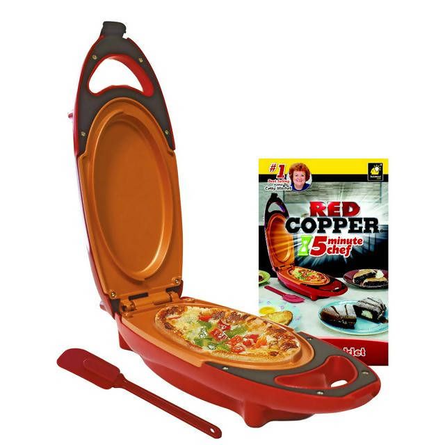 Red Copper 2 Portion 5 Minute Chef kitchen appliances Sainsburys   