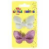 Phil Smith Little Smiths Glitter Bow Clips x2