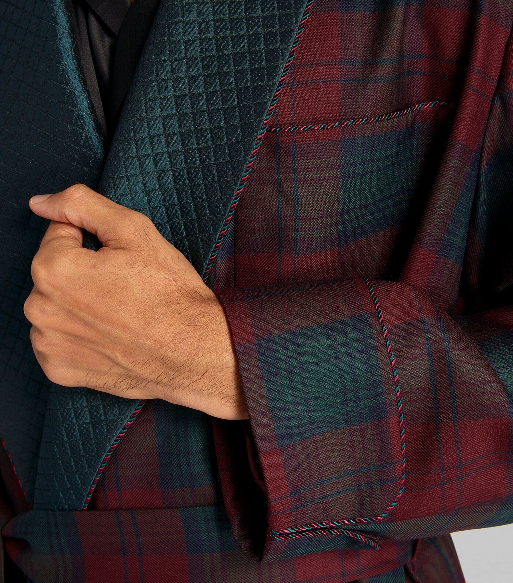 Wool Tartan Robe GOODS Harrods   