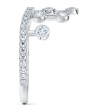 Platinum and Diamond Dewdrop Crown Ring GOODS Harrods   