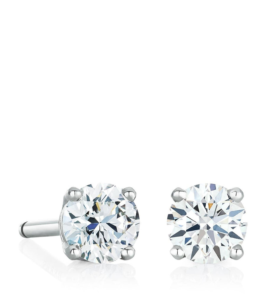 Platinum and Diamond My First De Beers Classic Stud Earrings