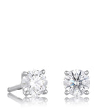 Platinum and Diamond My First De Beers Classic Stud Earrings GOODS Harrods   