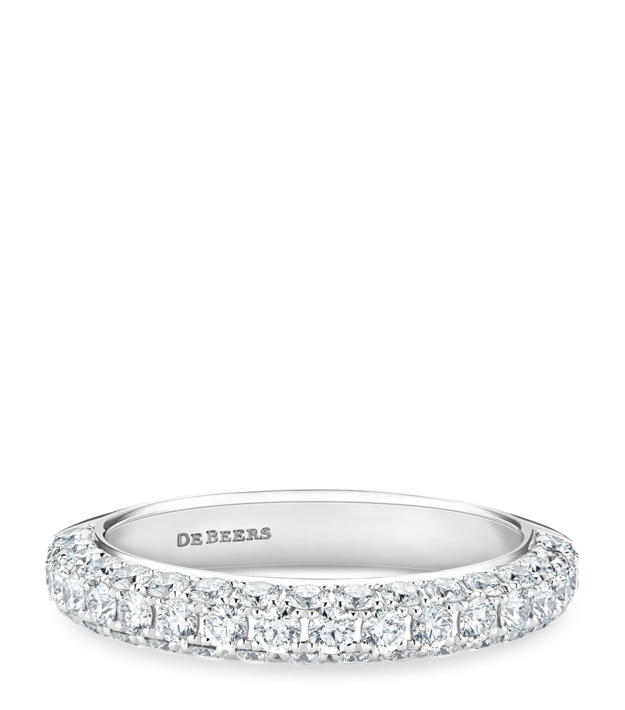 White Gold and Diamond Darling Eternity Band (3.5mm) GOODS Harrods   