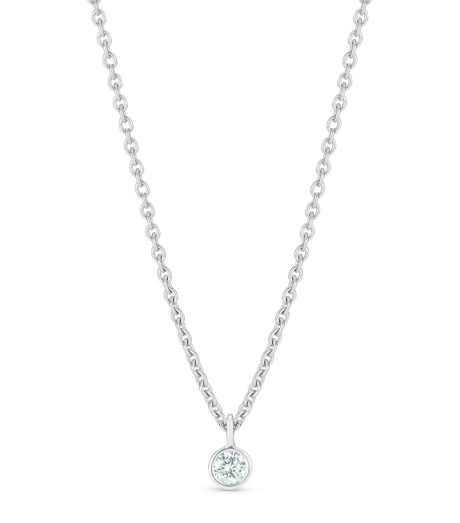 White Gold and Diamond My First De Beers Pendant