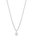 White Gold and Diamond My First De Beers Pendant GOODS Harrods   