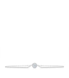 White Gold and Round-Cut Diamond My First De Beers Aura Bracelet GOODS Harrods   