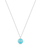 White Gold, Turquoise and Diamond Enchanted Lotus Pendant Necklace GOODS Harrods   