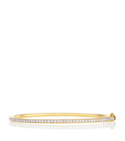 Yellow Gold and Micropavé Diamond DB Classic Bangle GOODS Harrods   