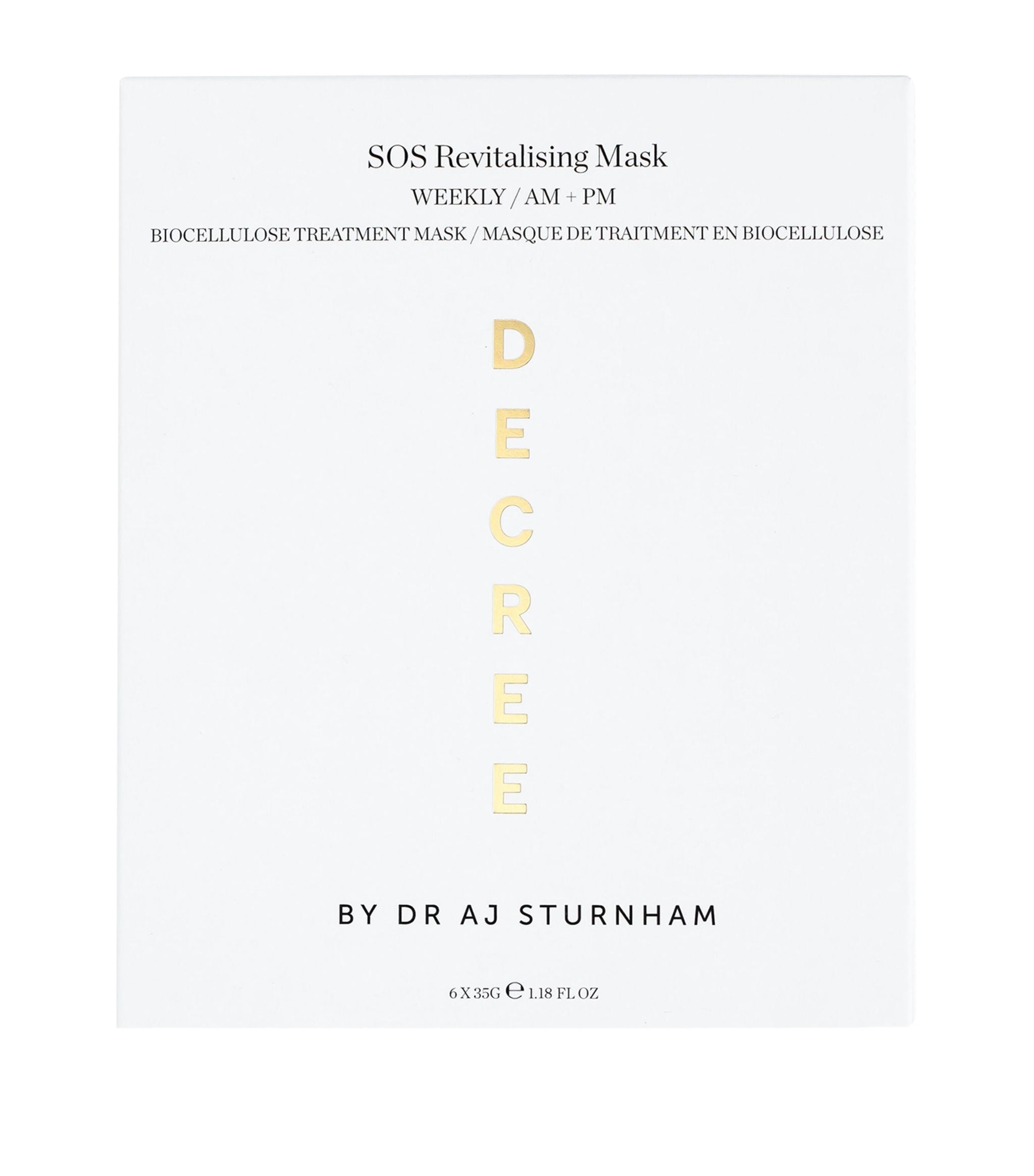 SOS Revitalising Mask (6 x 35g) GOODS Harrods   