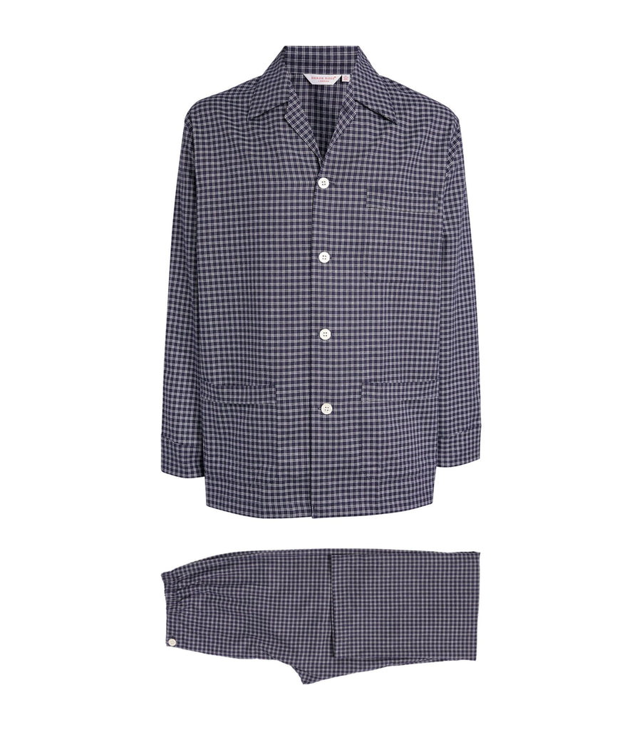 Brushed Cotton Check Pyjama Set