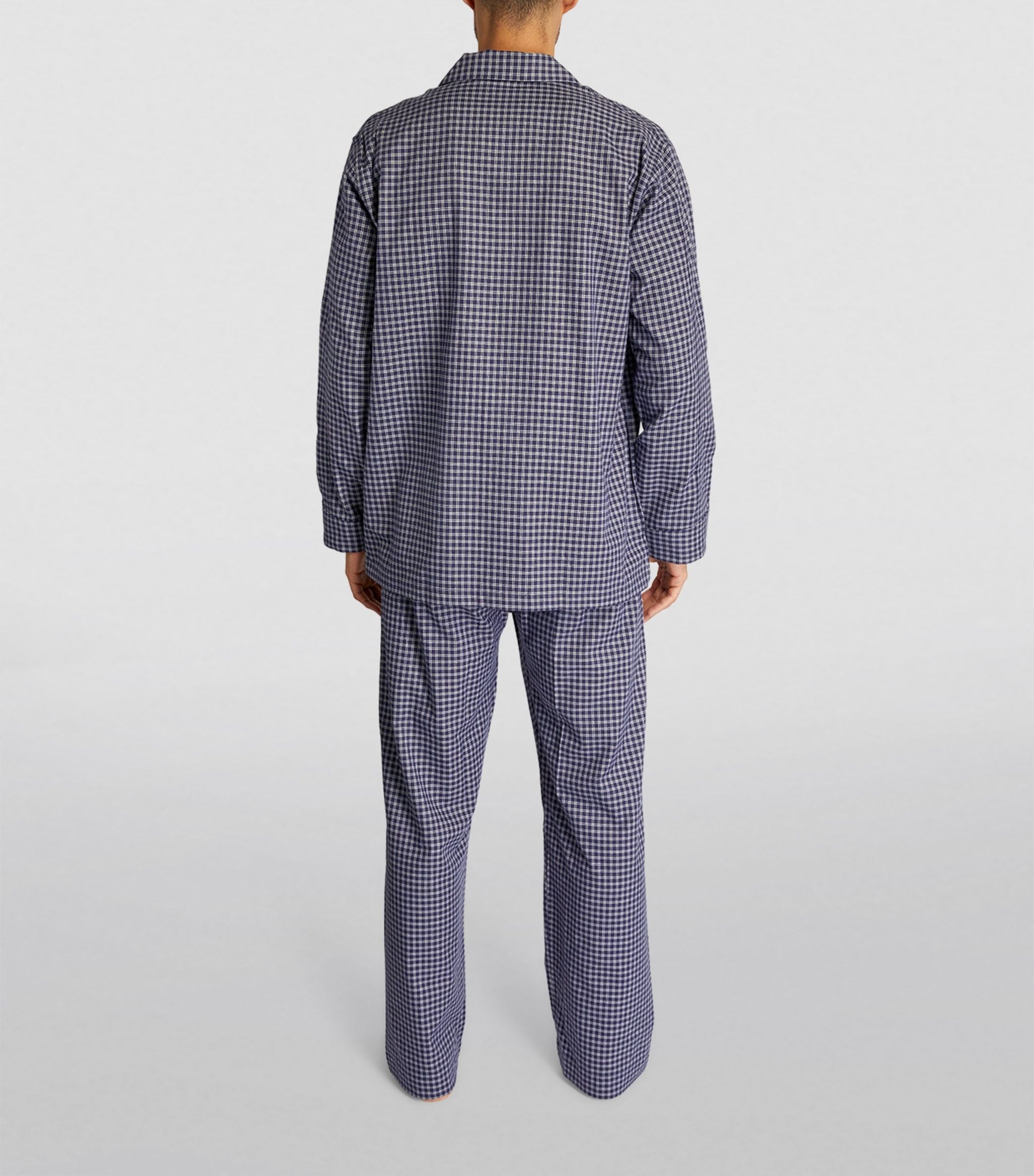 Brushed Cotton Check Pyjama Set GOODS Harrods   