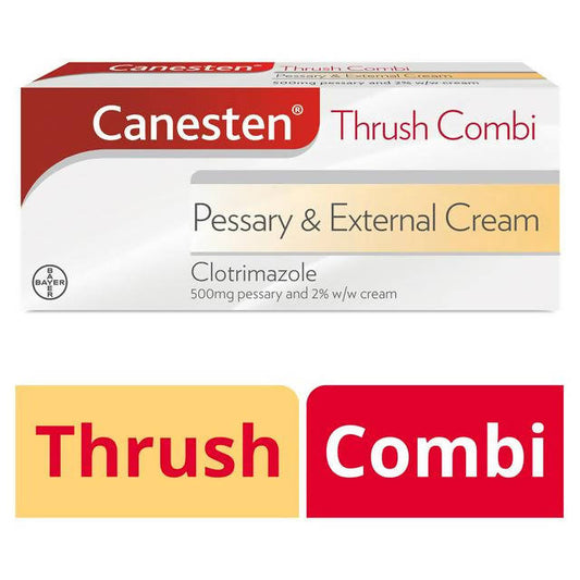 Canesten Thrush Combi Pessary & External Cream women's health & pregnancy Sainsburys   