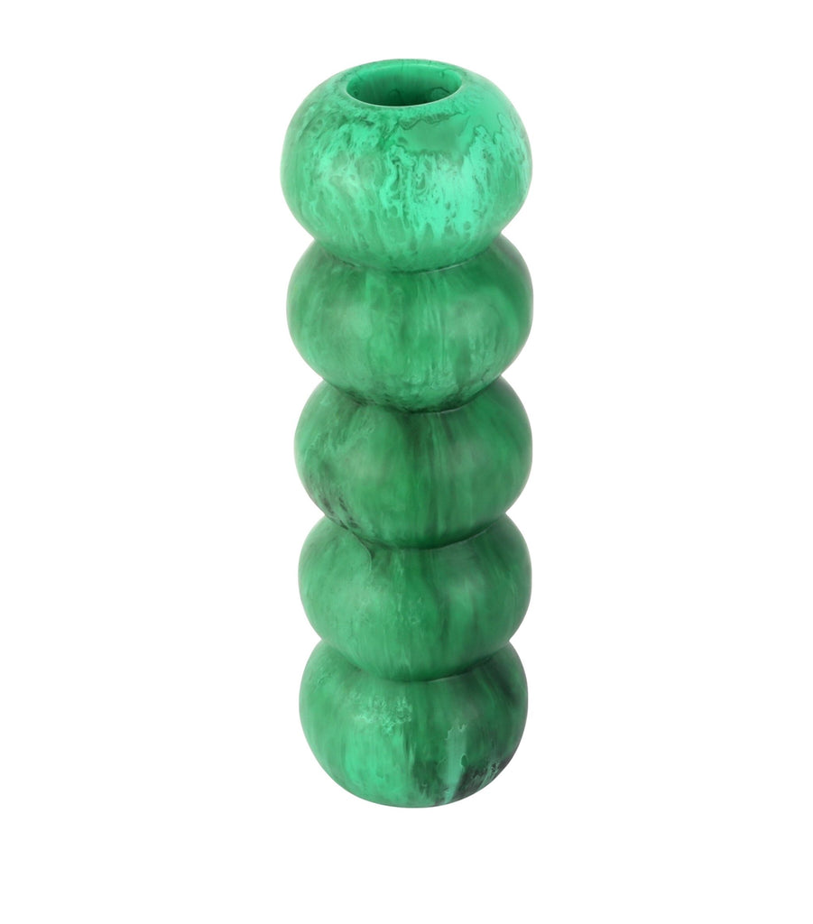 Medium Resin Pearl Stack Vase (24cm)